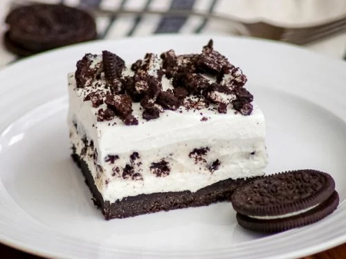 Oreo crunch pudding